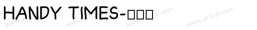 Handy Times字体转换